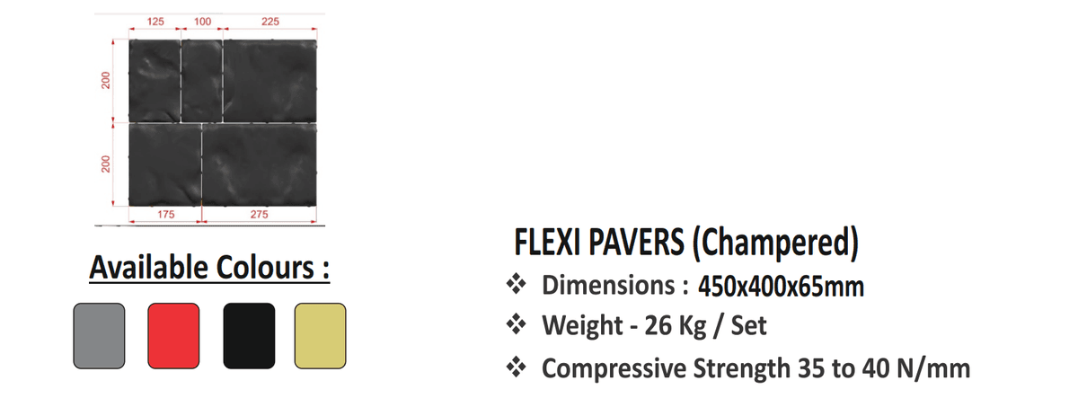 FLEXI PAVERS (Chamfered)